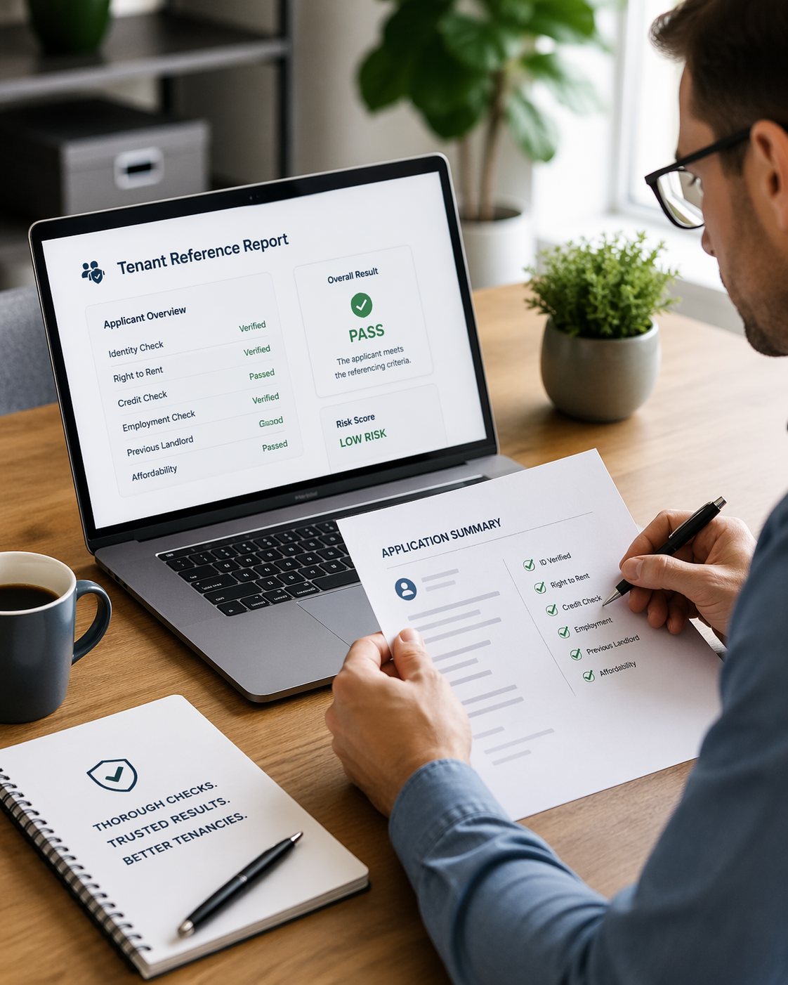 Tenant referencing service